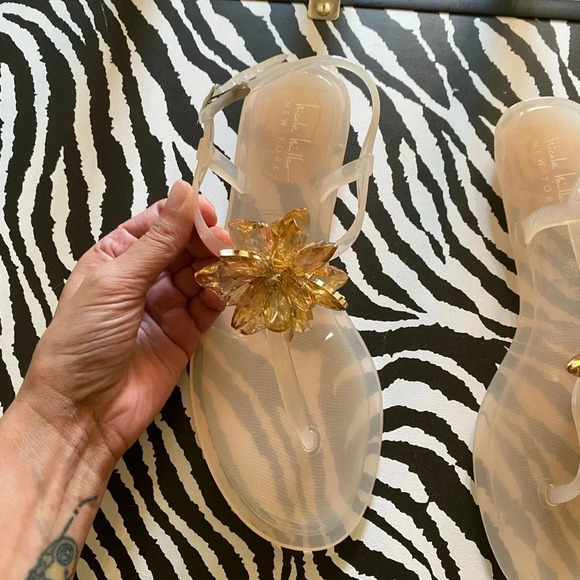 Nicole Miller jelly sandals NWOT size 8 - Picture 2 of 7